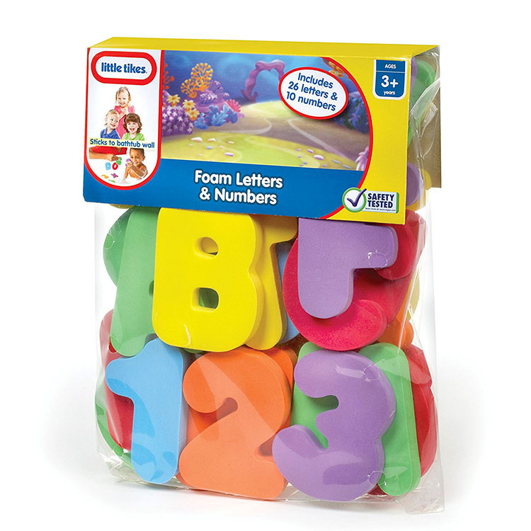 Numbers and letters 36 pieces of EVA foam baby educational bathroom toys environmental protection bath early education stickers for children Numbers and letters 36 pieces of EVA foam baby educational bathroom toys environmental protection bath early education stickers for children