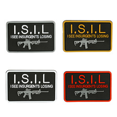 New ISEE INSURGENTS LOSING Velcro armband backpack sticker