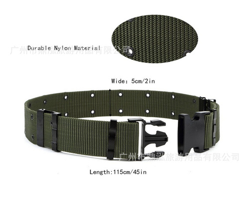 Outdoor training belt for men, black tactical armed belt, security training belt, military enthusiast nylon woven inner and outer S belt