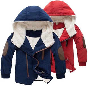 Детская куртка для мальчиков, утепленный пуховик с капюшоном, Aliexpress, Amazon, подходит для подростков, увеличенная толщина