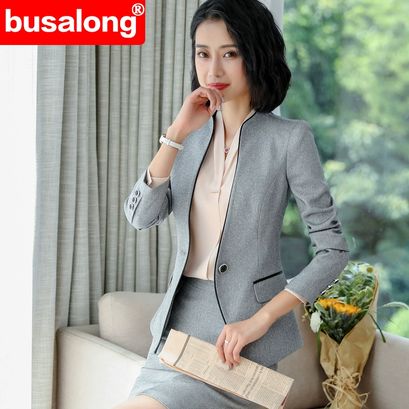 Весна и осень традиционный OL классический длинный рукав профессиональный женский брючный костюм Интервью продажи платье Рабочий костюм 1108