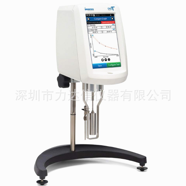美国Brookfield博勒飞LVDV3T粘度计 流变仪 可测剪切速率屈服应力