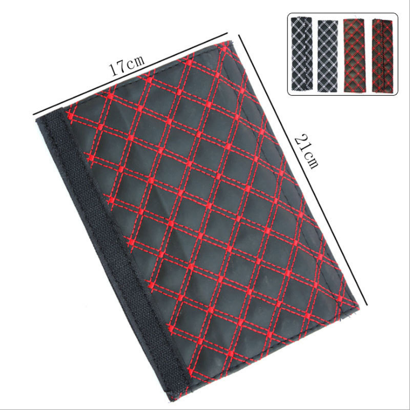 Funda Protectora de Hombro para Cinturón de Seguridad 1 Par de Cuero