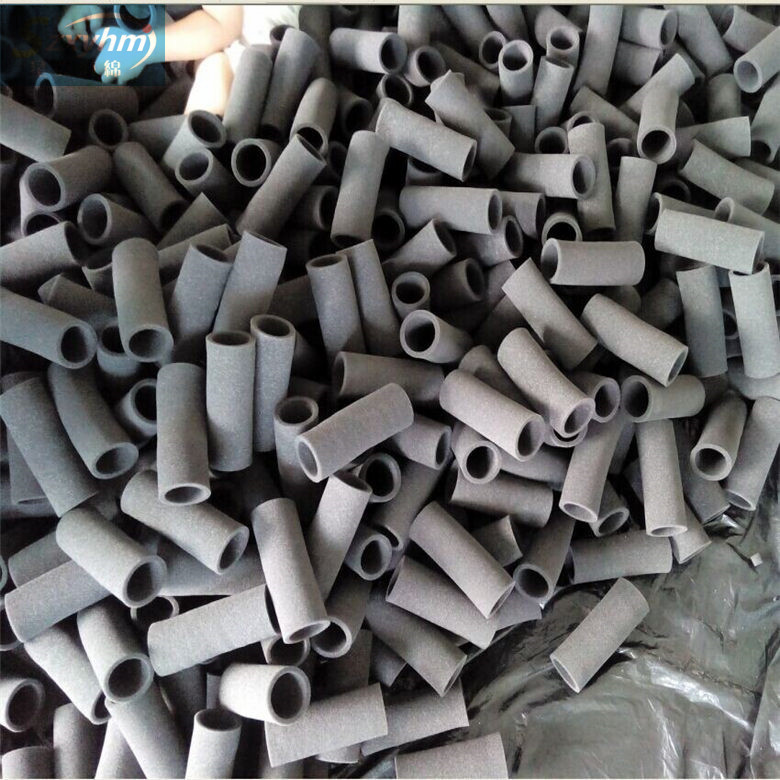 大量批发高密度海绵柱 耐磨清洗海绵管 同心圆柱形中空发泡泡棉