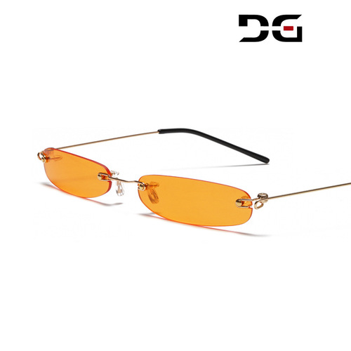 European and American personalized mini frameless sunglasses, trendy marine sunglasses, new sunglasses, cross-border trend manufacturer