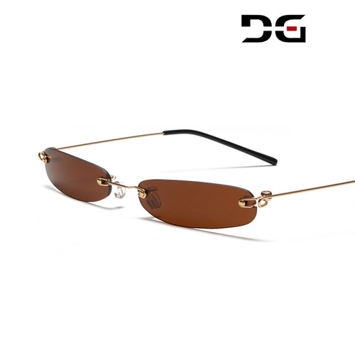European and American personalized mini frameless sunglasses, trendy marine sunglasses, new sunglasses, cross-border trend manufacturer