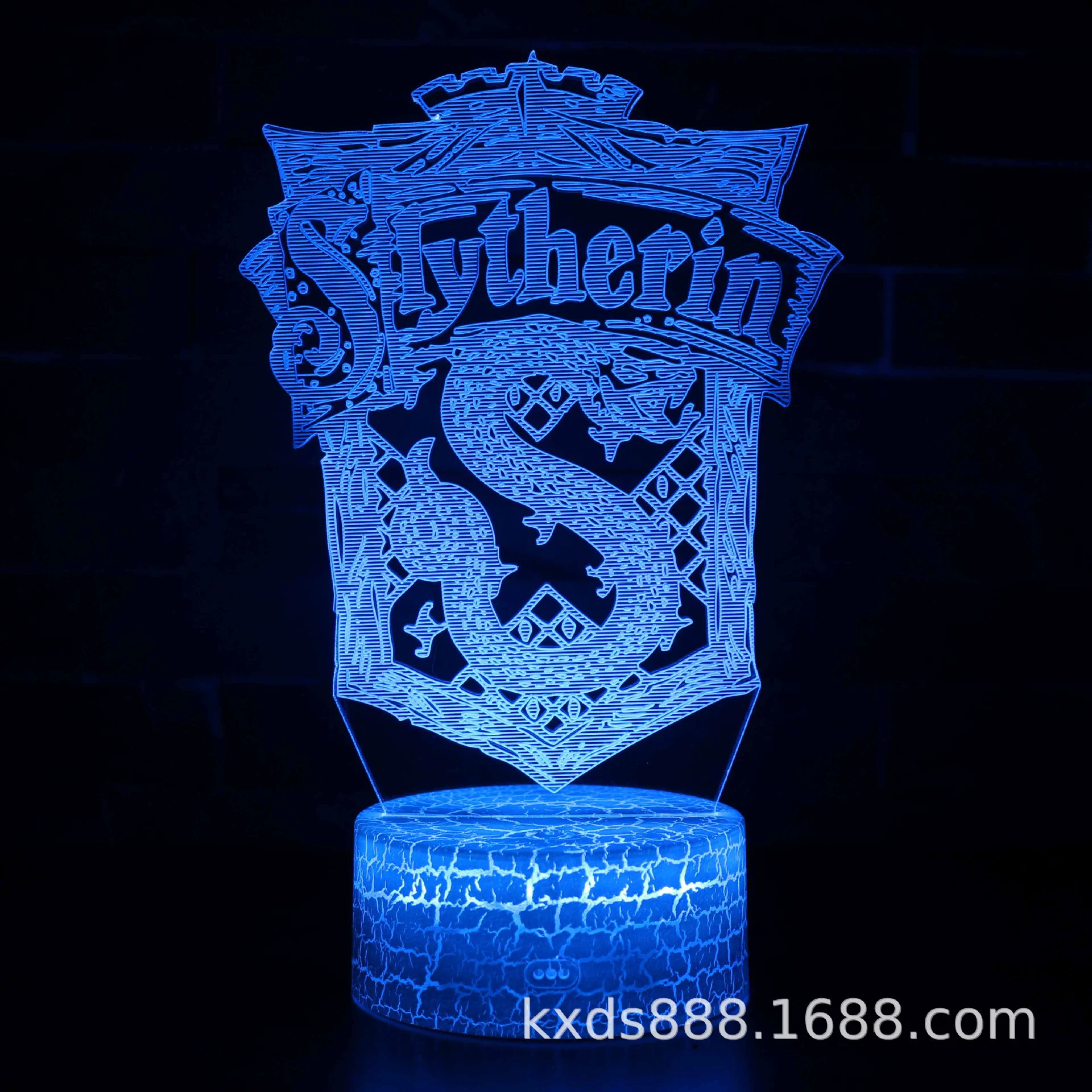 Creative LED night light, touch table lamp, (跨境贸易), 3D, дистанционное управление