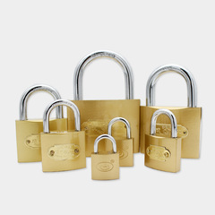 Copper-like padlock, single-word anti-copper hanging lock, student desk, school, factory building, 32mm iron hanging lock, universal cabinet lock