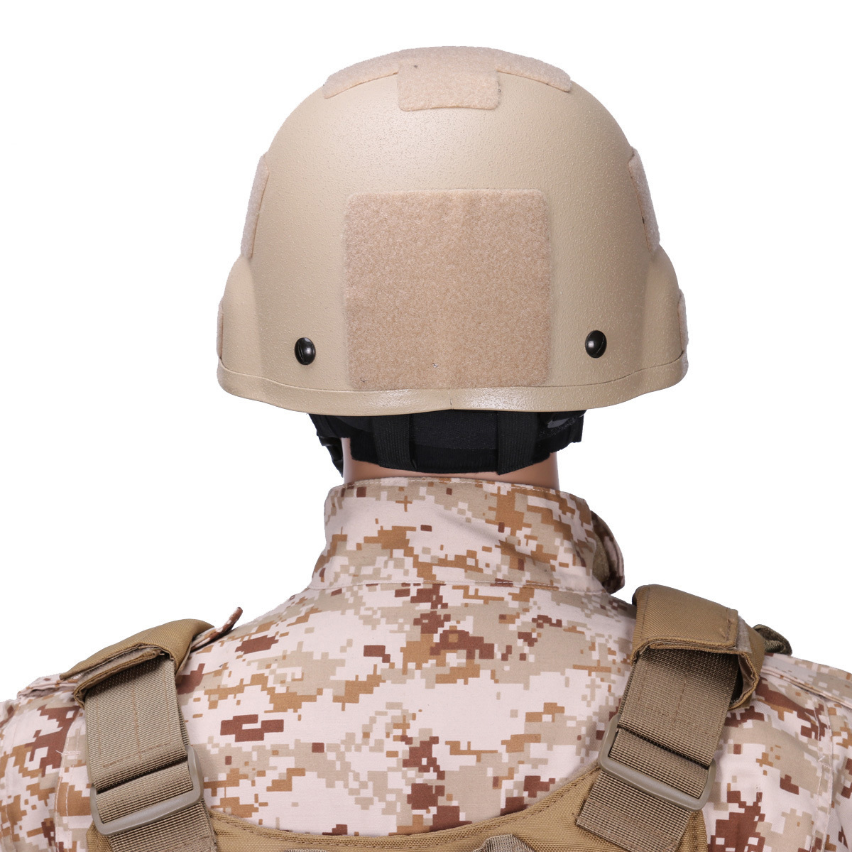 MICH Mickey 2000 casco táctico con sepia seca de fibra de vidrio CS campo de juego al aire libre casco táctico