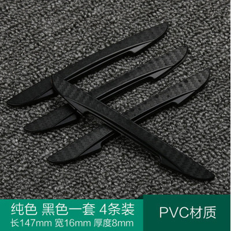 Tira de parachoques de la puerta del coche pegatina de parachoques de la puerta espejo retrovisor tira anti-arañazos tira adhesiva suministros de decoración