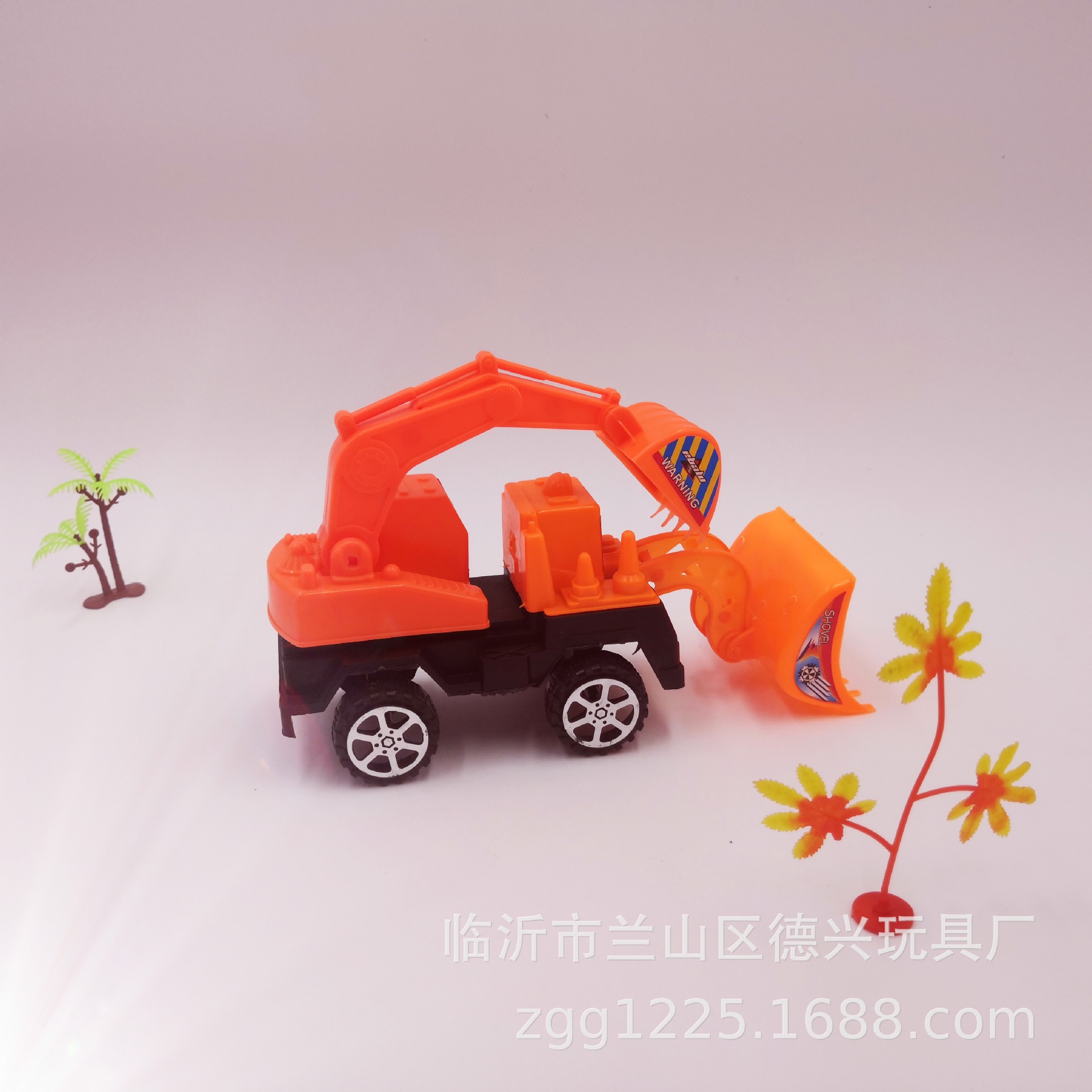 Excavadora + bulldozer promoción de los niños puesto de venta caliente 2 yuanes Juguetes