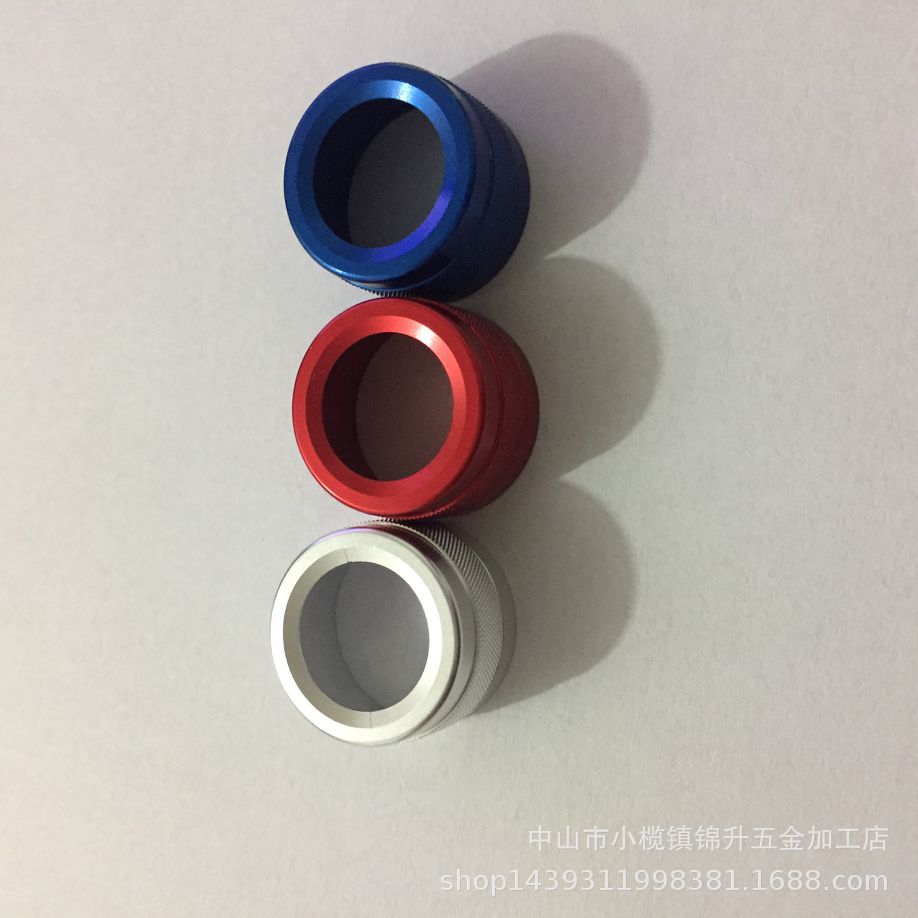 厂家直销新款彩色喷砂旋钮 铝旋钮 车铝合金旋钮 音响旋钮
