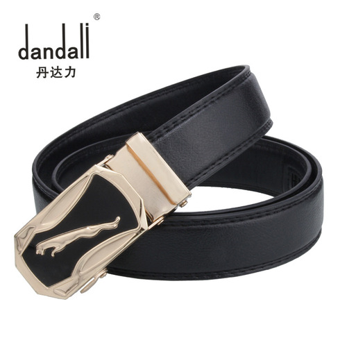 Dandali factory direct sales men's automatic buckle belt black buckle head men's casual belt Pinduoduo