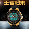 Fashionable waterproof trend digital watch, Korean style, wholesale