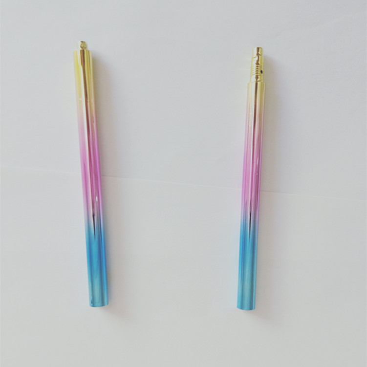 电镀UV塑料精油分装瓶空化妆品走珠瓶涂抹眼霜滚珠瓶UVUV镀磨砂