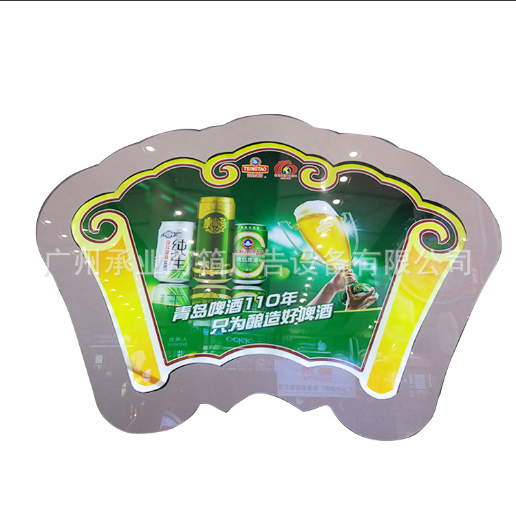 水晶亚克力灯箱厂家直销超薄LED桌面广告展示招牌室内发光牌吊挂