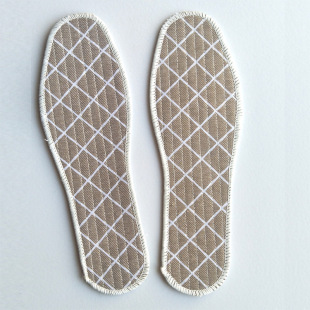 Bamboo charcoal apocynum insole flower deodorant sweat absorbent breathable deodorant shock absorption stinky feet men's and women's stalls supply wholesale