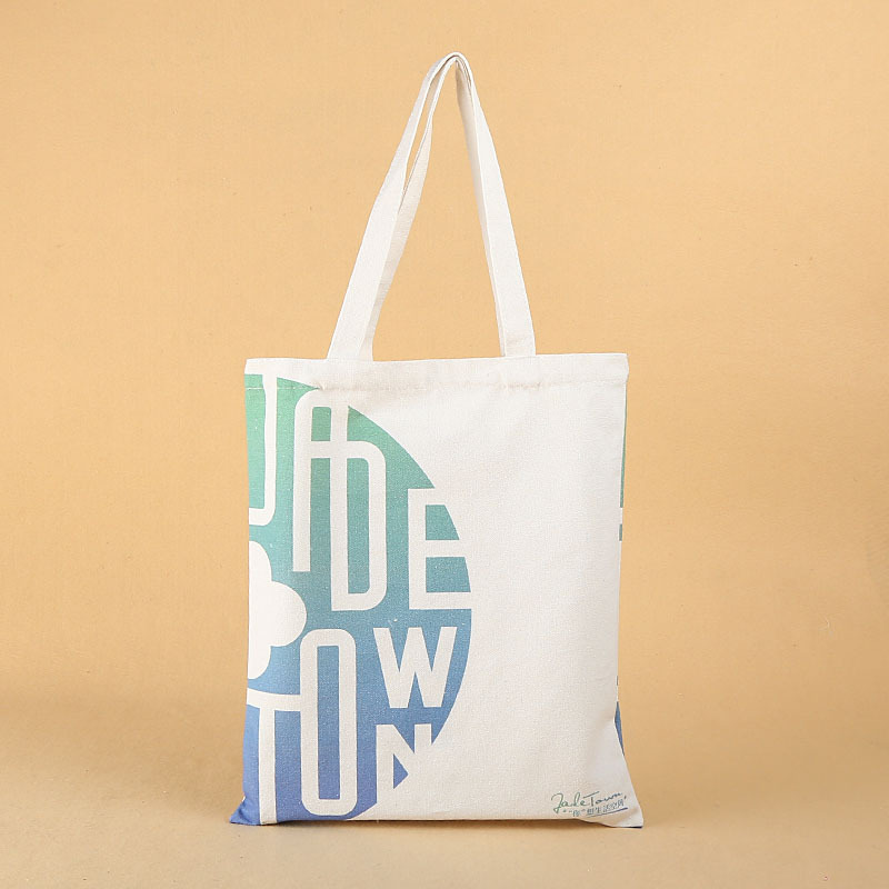帆布手提袋定做全棉帆布袋现货批发帆布广告购物袋子定制logo