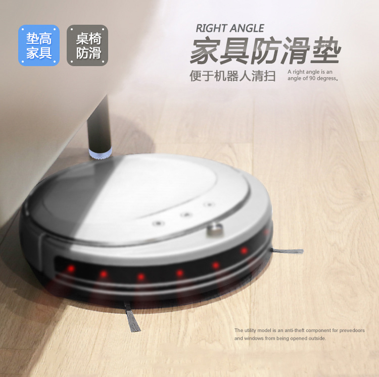 Muebles cuadrados de caucho transparente sofá de silicona Mesa silla taburete pie suave uña pie almohadilla antideslizante almohadilla suave almohadilla de goma de reducción de ruido