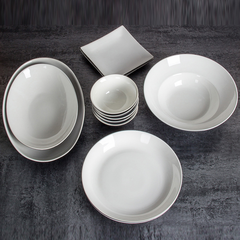 4,5 pulgadas de cerámica Bowl Hotel cubiertos al por mayor logotipo personalizado