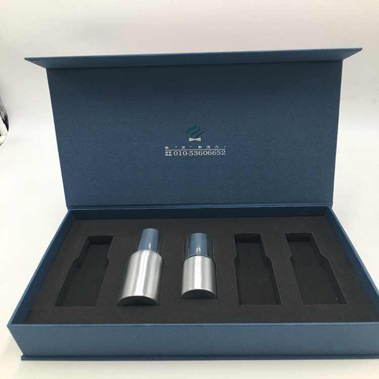 定制礼品盒 护肤品套装 高档化妆品精油盒 精品翻盖书型