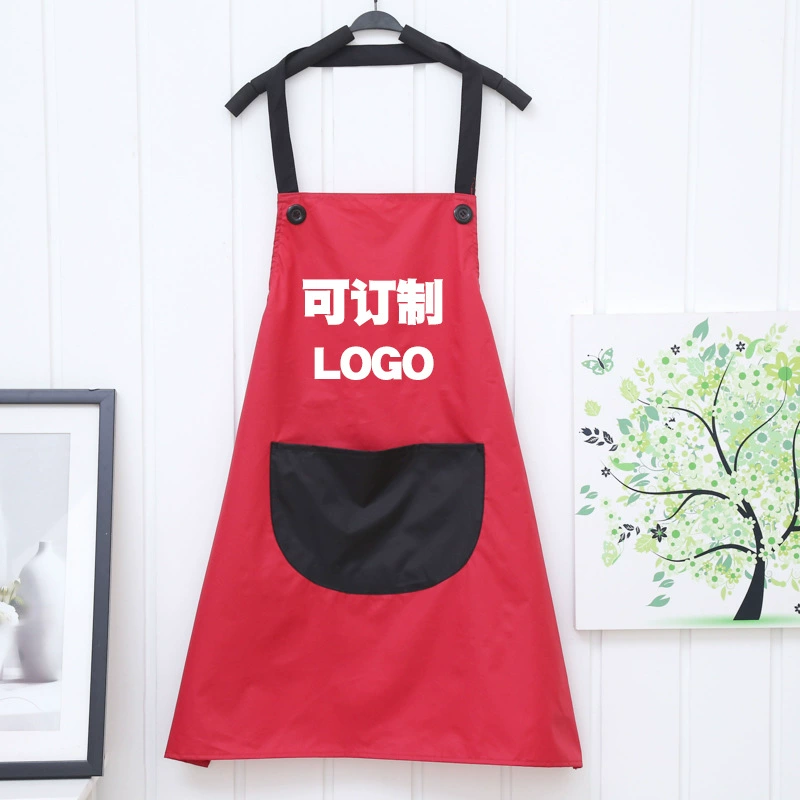 Рекламный фартук подтяжки производители фартуков на складе оптом кухня Бытовая Водонепроницаемая без картины слинг может печатать логотип