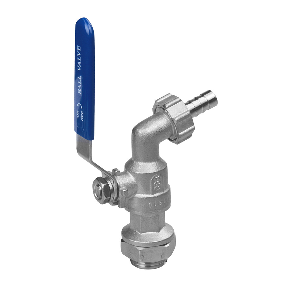 沧州不锈钢水嘴不锈钢水龙头带螺母 桶壁连接