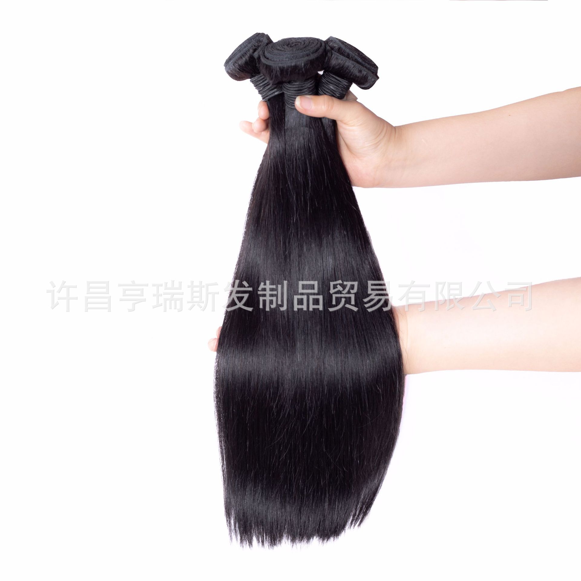 Cross-border selling India hair straight hair bundles 50g human hair curtain manufacturers wholesale at low prices