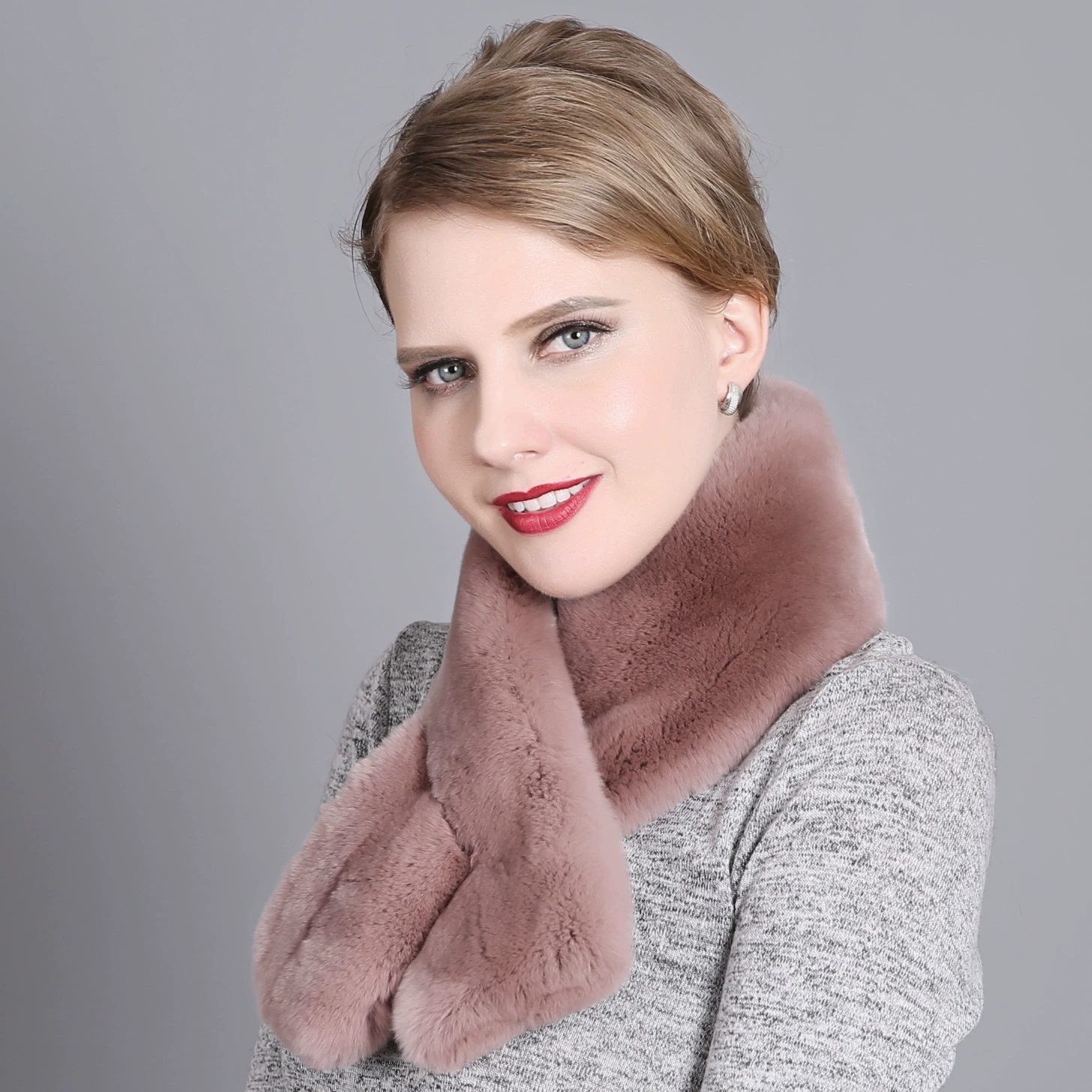 Winter double-sided warm scarf, Korean style