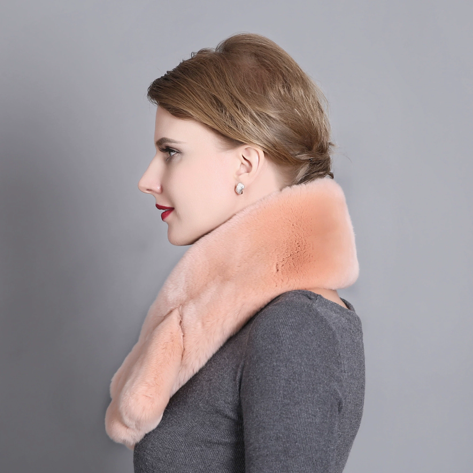 Winter double-sided warm scarf, Korean style