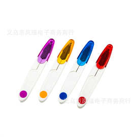 批发家用编织十字绣工具 透明带盖小剪刀编织工具纱剪线头剪SC003