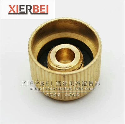 Automotive air conditioning cover core cap R134a high pressure