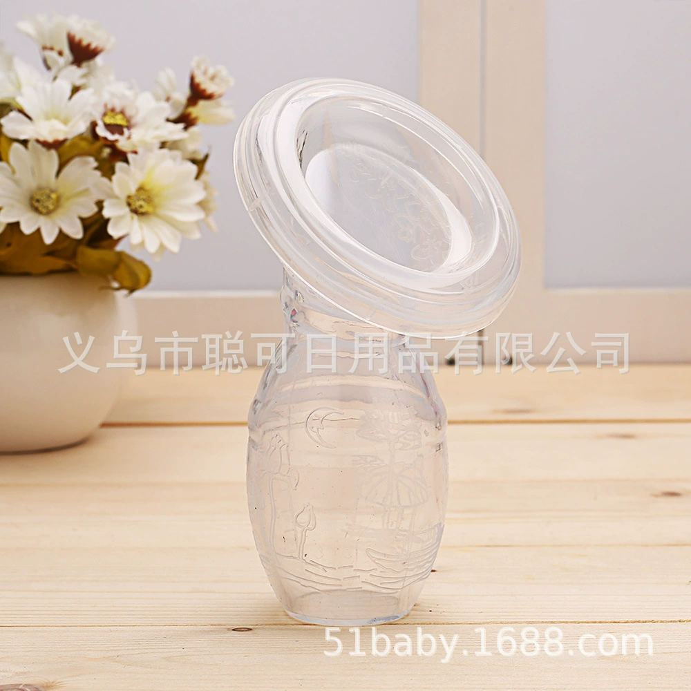 Silicone breast pump, breast pads