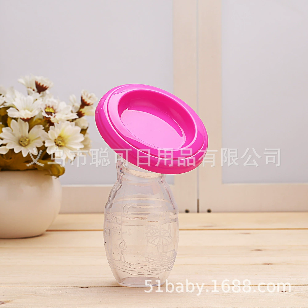 Silicone breast pump, breast pads