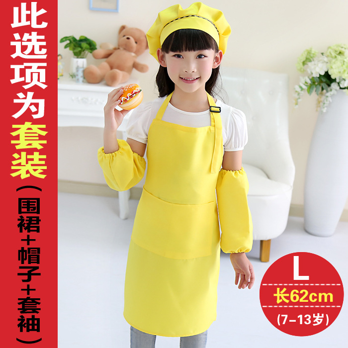 Delantal logotipo personalizado ropa de pintura para niños