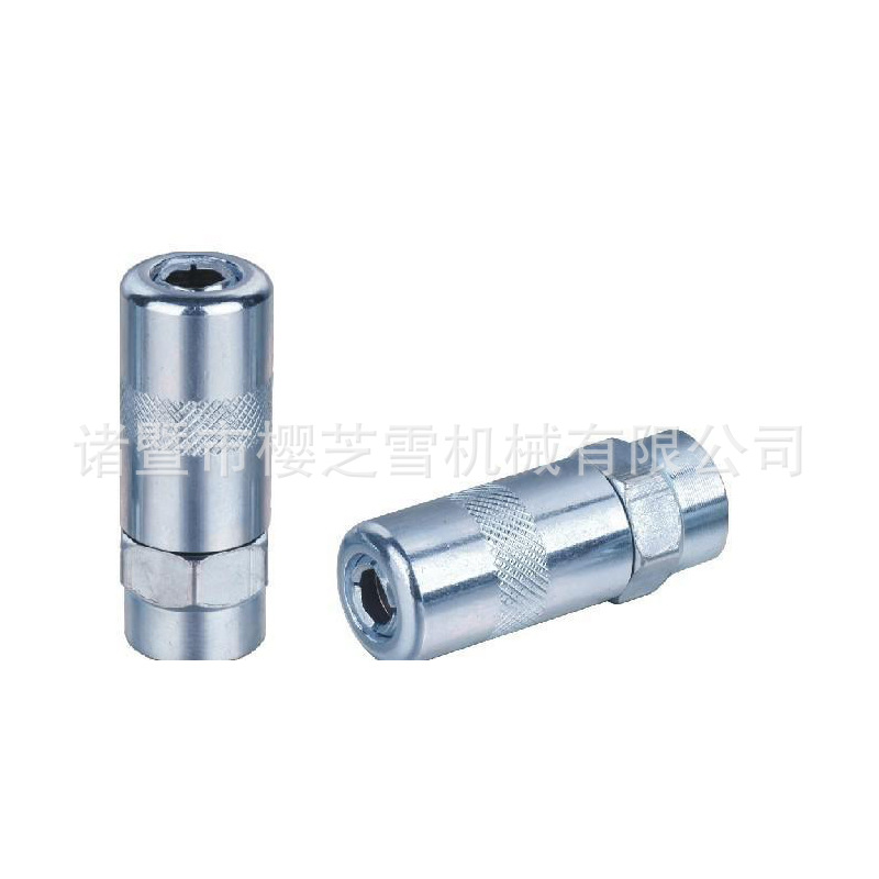 供应德式平油枪头四片爪牛油头PRESSOL油嘴接头PT1/8黄油枪平咀