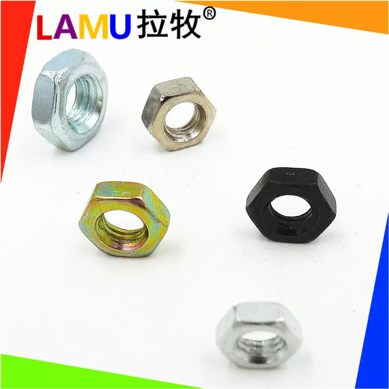 M1.6-M42六角螺母紧固件 304不锈钢螺母 高强度螺帽 细牙薄螺母