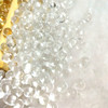 Acrylic transparent porosa beads DIY transparent solid colorless plastic beads