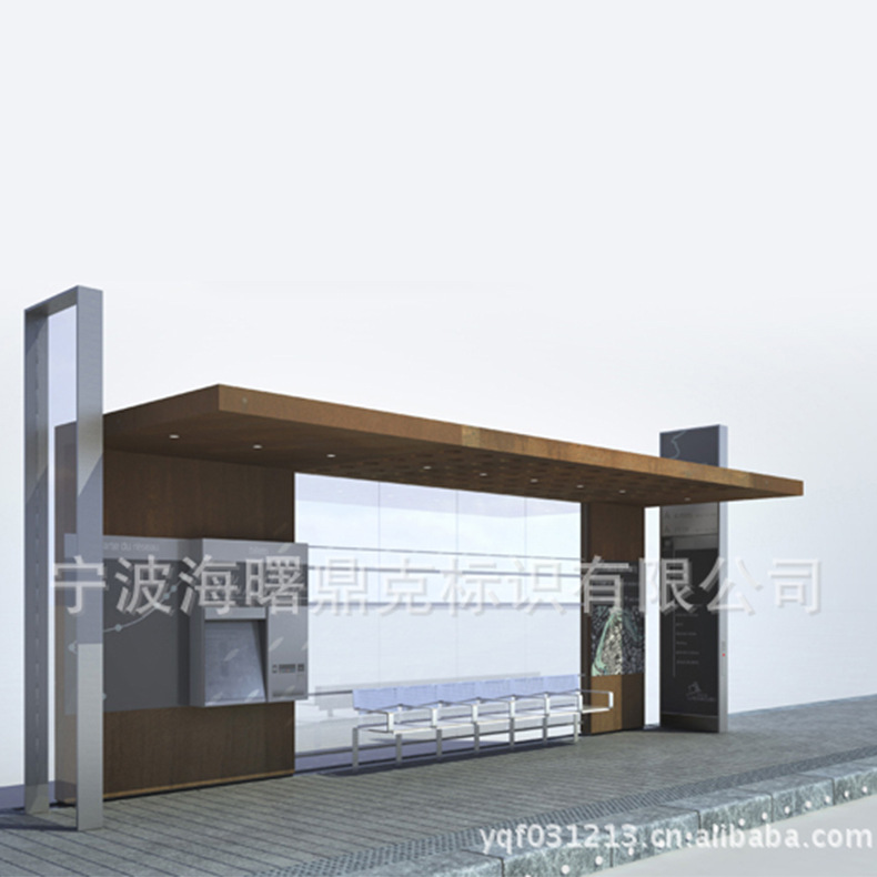 宁波创意公交站台定 制个性化公交候车站牌来图来样出货速度