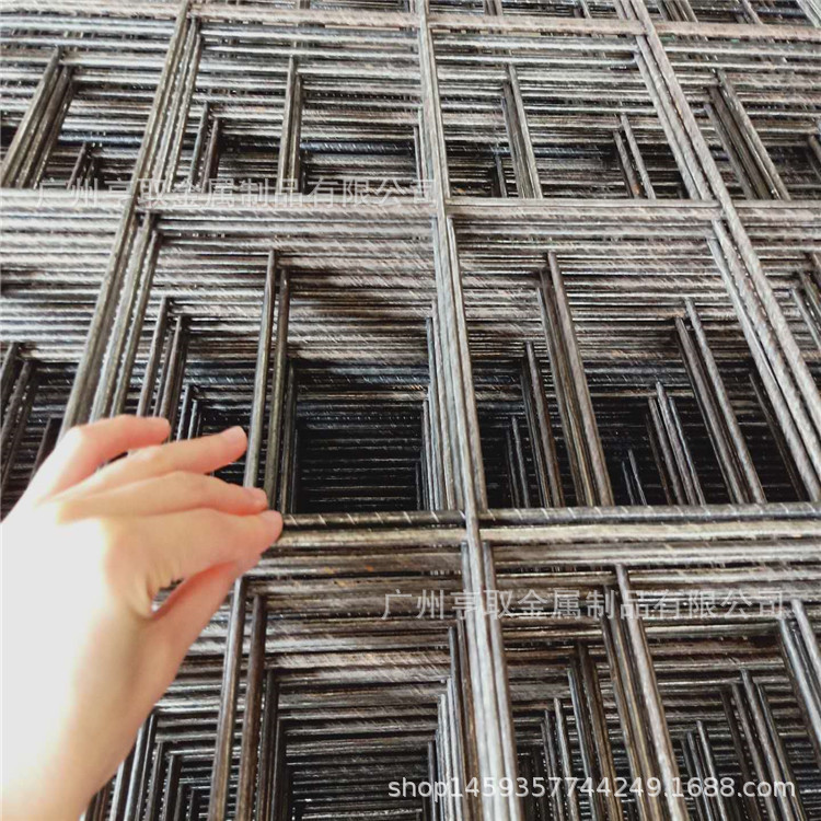 厂家批发钢筋建筑网片碰焊网建筑工地用铁丝网片围栏网菱形编织网