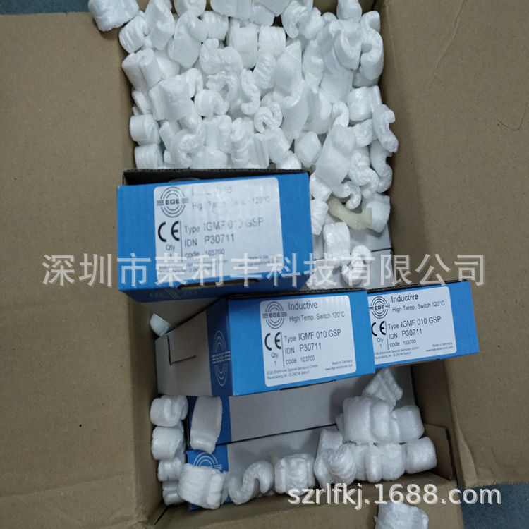 全新IGMF 010 GSP感应式传感器 德国EGE接近开关