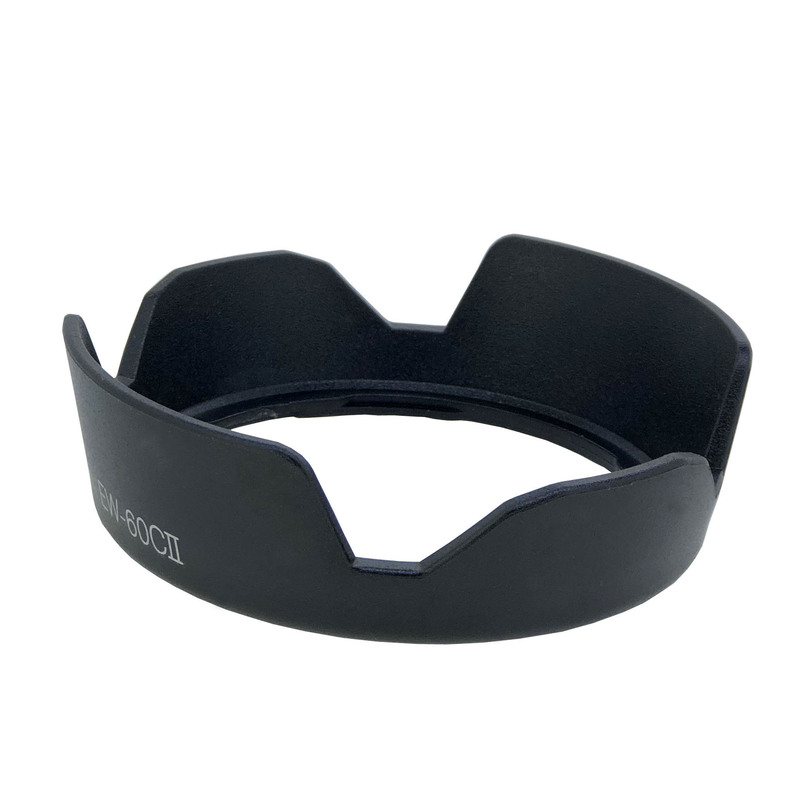 EW-60CII SLR camera hood suitable for 18-55 lens bayonet Hood reverse buckle lens hood EW-60CII SLR camera hood suitable for 18-55 lens bayonet Hood reverse buckle lens hood