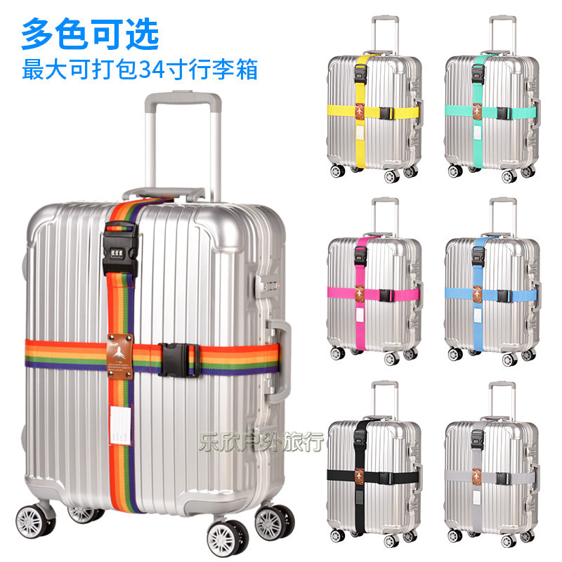 Itravel contraseña Cruz maleta Correa caja de la carretilla correa de embalaje correa de equipaje suministros de viaje