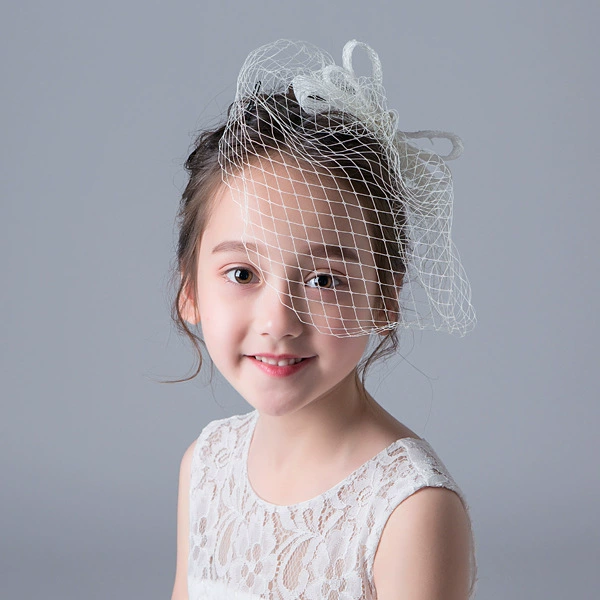 Трансграничный детский сетчатый головной убор, красивые свадебные цветочные аксессуары для волос невесты, Аксессуары для платья принцессы, европейские и американские оптом