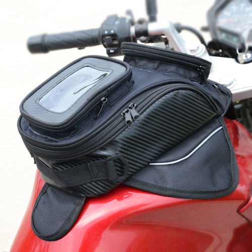 Cross-border motorcycle fuel tank bag strong magnet large capacity crossbody wear-resistant shoulder bag travel bag waterproof navigation bag