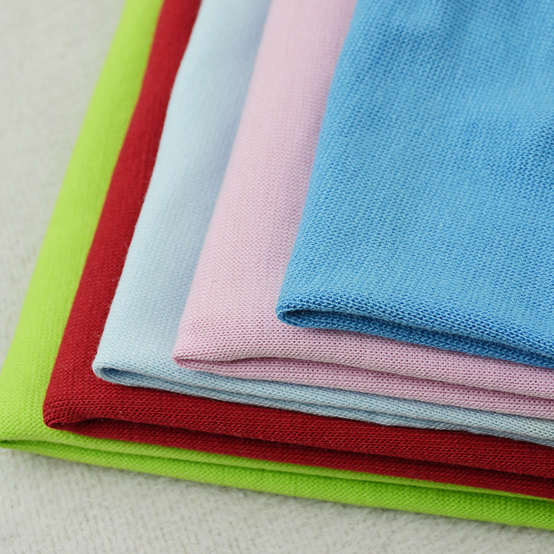 针织t恤领口螺纹布1x1现货批发 32支棉1x1全棉罗纹布现货