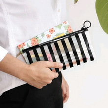 现货磨砂PVC拉链袋防水袋化妆品袋手机壳袋通用包装袋