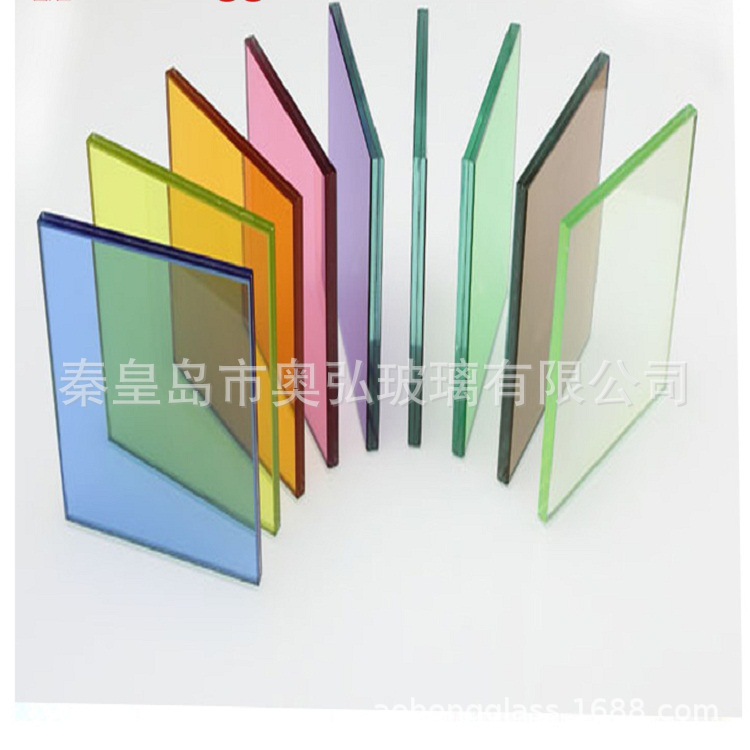 供应 夹层玻璃  安全玻璃  6.38 8.38 海洋蓝彩色pvb胶片