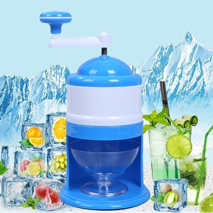 [手摇刨冰机碎冰机小型家用手动磨冰沙冰机迷你削冰器绵绵冰]