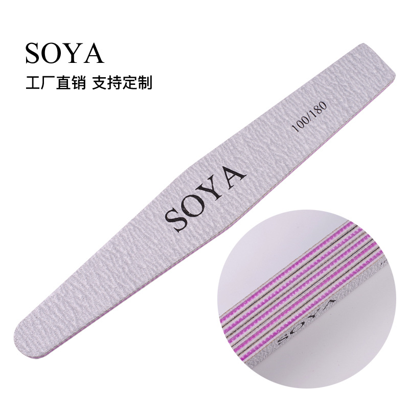 Nail tool diamond -shaped grinding scoop -up nails double -sided…